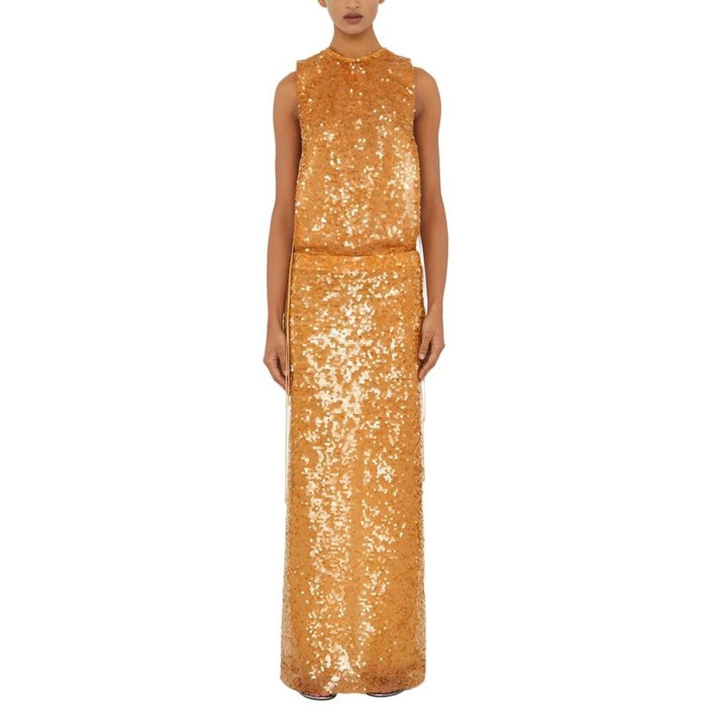 Adele Berto Womens  Embellished Maxi Dress
